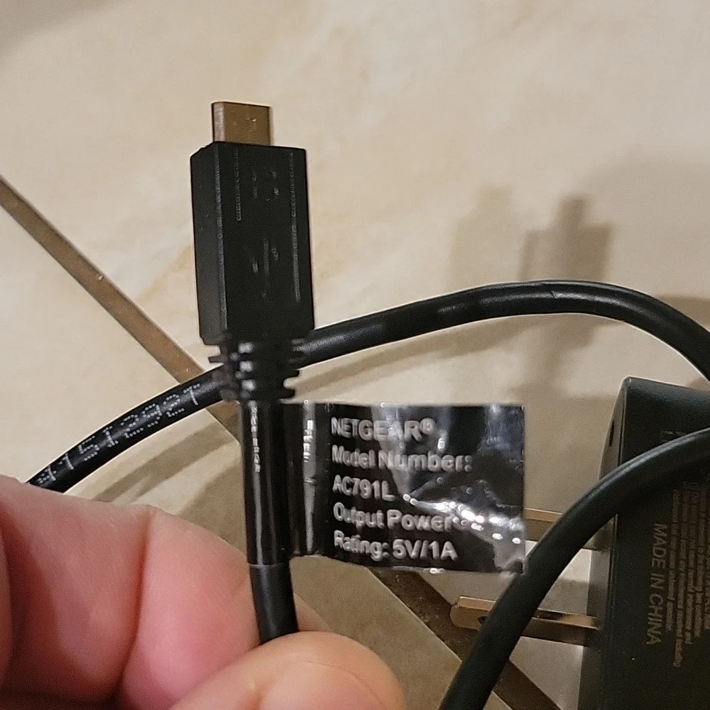 OEM Netgear Power Supply Wall Charger & Cord